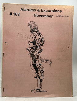 Alarums & Excursions #183 Nov RPG APAzine, by Gold, Lee (ed.)  
