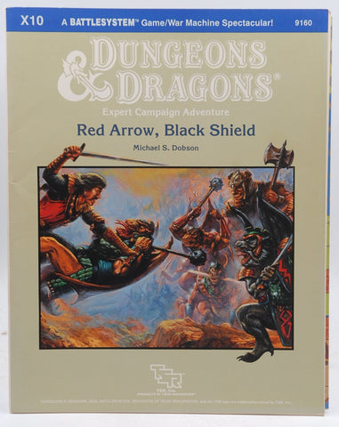 X10 Red Arrow, Black Shield G+ No Chits TSR War Machine 9160, by Michael S Dobson  