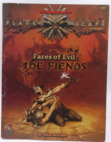AD&D 2e Planescape Faces of Evil The Fiends VG+, by Colin McComb  