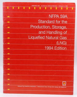 1994 NFPA 59A Standards for Liquefied Natural Gas, by NFPA  