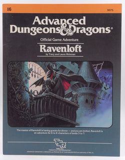 AD&D I6 Ravenloft VG+, by Tracy and Laura Hickman  