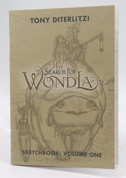The Search For WondLa Sketchbook: Volume One, by Tony DiTerlizzi Signed 