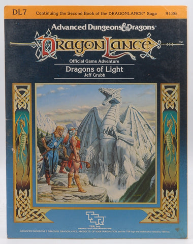 AD&D Dl7 Dragons of Light VG+, by Jeff Grubb  