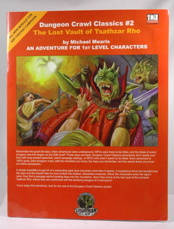 Dungeon Crawl Classics #2: The Lost Vault of Tsathzar Rho, by Mearls, Mike  