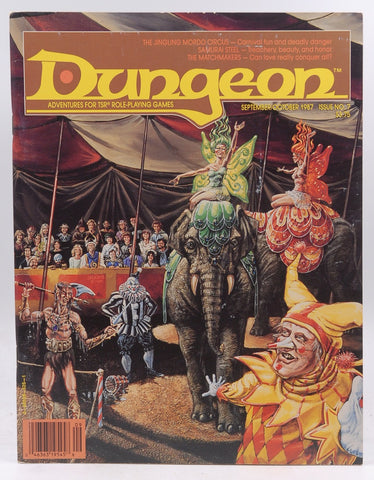 Dungeon: Adventures for Tsr Role-Playing Games, Issue No 7, 1987, by Moore, Roger  