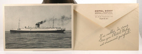 Small collection of Travel Ephemera SS DeGrasse Southampton England, by   