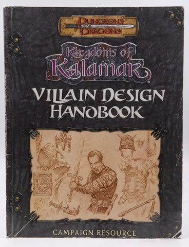 Villain Design Handbook, by Ferguson, D. Andrew, Sylvestre, Jarrett, Jelke, Brian, Morgan, Don, Plemmons, Mark  