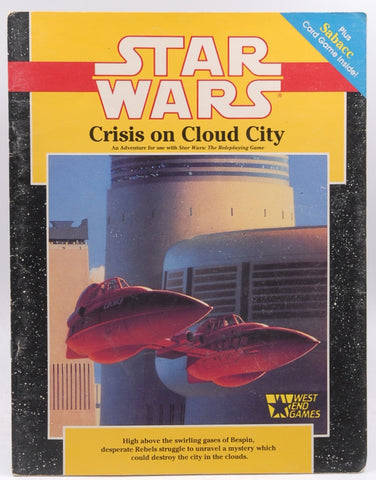 Crisis on Cloud City (Star Wars RPG), by Christopher Kubasik  