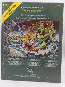 AD&D U3 The Final Enemy G+, by Dave Browne, Don Turnbull  