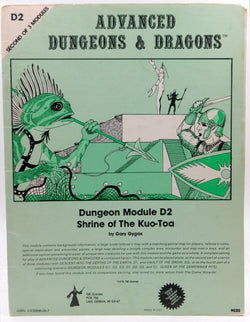 Shrine of the Kuo-Toa (Advanced Dungeons and Dragons Module D2), by Gary Gygax  
