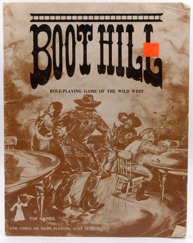 TSR Boot Hill RPG Book VG, by Brian Blume, Gary Gygax  