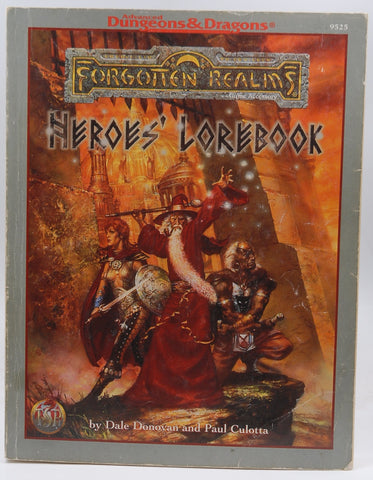 Heroes' Lorebook (Advanced Dungeons & Dragons: Forgotten Realms), by Donovan, Dale  