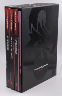 Dungeons & Dragons Core Rulebooks Gift Set (Special Foil Covers Edition with Slipcase, Player's Handbook, Dungeon Master's Guide, Monster Manual, DM Screen), by Wizards RPG Team  