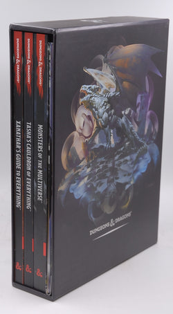 Dungeons & Dragons Rules Expansion Gift Set (D&D Books)-: Tasha's Cauldron of Everything + Xanathar's Guide to Everything + Monsters of the Multiverse + DM Screen, by Wizards RPG Team  