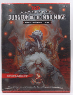 Dungeons & Dragons Waterdeep: Dungeon of the Mad Mage Maps and Miscellany (Accessory, D&D Roleplaying Game), by   