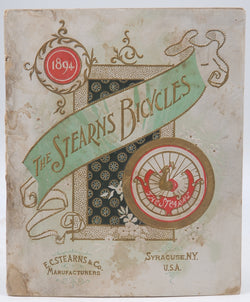 1894 Stearns Bicycles Catalog Booklet Racer Model A B C Parts Syracuse NY, by Stearns  