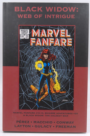 By RALPH MACCHIO and GERRY CONWAY GEORGE P?_REZ Marvel Premiere Classic Vol 40: Black Widow: Web of Intrigue Premiere HC - Direct Market [Hardcover], by   First Edition