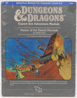 X4 D&D Master of the Desert Nomads TSR lvl 6-9, by David Cook  