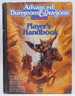 Advanced Dungeons & Dragons Player's Handbook, 2nd Edition, by David "Zeb" Cook  