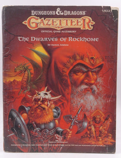 The Dwarves of Rockhome (Dungeons & Dragons Gazetteer GAZ6), by Aaron Allston  