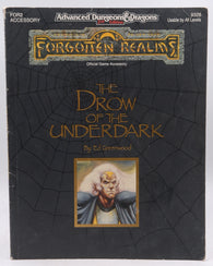 The Drow of the Underdark: Forgotten Realms Accessory, 2nd Edition (Advanced Dungeons & Dragons), by Greenwood, Ed  
