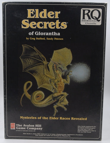 Elder Secrets of Glorantha (Runequest) [BOX SET], by Sandy Petersen,Greg Stafford  