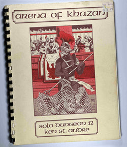 Arena of Khazan Spiralbound Solo 12 T&T, by Ken St Andre  