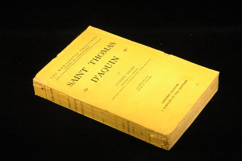 Saint Thomas D'aquin, by ETIENNE GILSON  