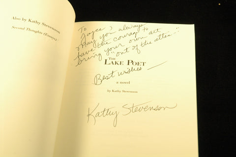 The Lake Poet, by Stevenson, Kathy Signed First Edition