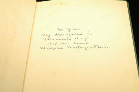 The cat in the jacaranda, by Davis, Marjorie Montague Signed First Edition