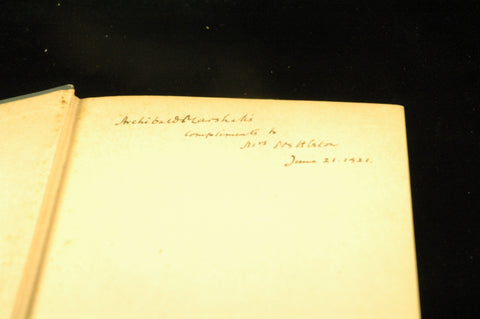 The Graftons by Archibald Marshall by Archibald Marshall, by  Signed First Edition