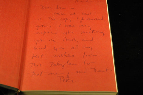Firestorm, by Peter Rand Signed First Edition
