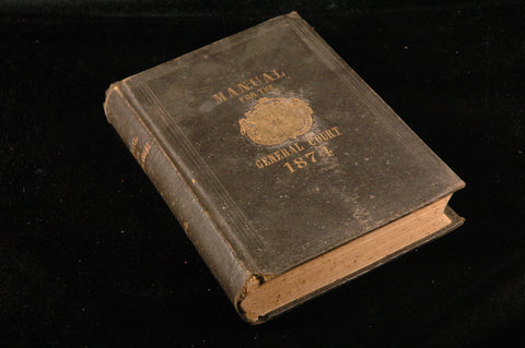 Commonwealth of Massachusetts. Manual for the use of the General Court: containing the Rules of the Two Branches ... and other statistical information., by   