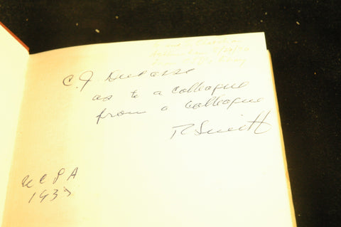 ATOMIC POWER & MORAL FAITH SIGNED BY SMITH, by SMITH, T V Signed 
