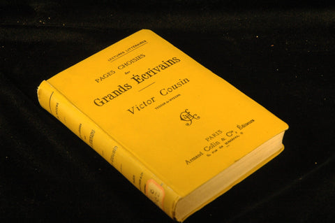 Pages Choisies Des Grands Ecrivains, by Victor Cousin  