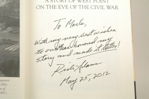 The Parting: A Story of West Point on the Eve of the Civil War, by Adams, Richard Barlow Signed 
