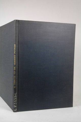 TRIBUTE TO DR. HERBERT PUTNAM LIBRARIAN OF CONGRESS.|A, by Lewis, Lawrence  