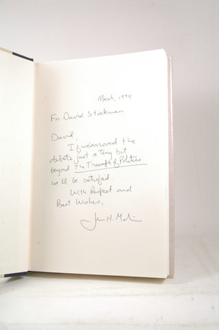 Debt and Taxes, by Makin, John Signed First Edition