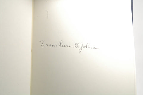 History and Gossip in Mother Goose Rhymes, by Johnson, Mason Signed 
