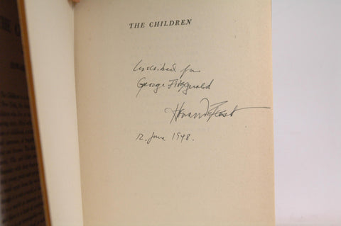 The Children, by Fast, Howard Signed First Edition