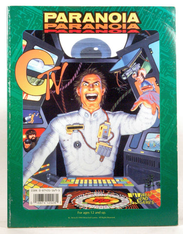 Paranormal / Ctv (Paranoia Double-Sided Adventure Book), by Charles Ginsburg, Ed Gibson  